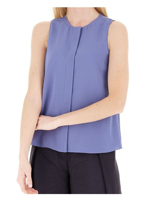 Flowing crepe button-back top Emporio Armani | EW003332 AF12516.UA024